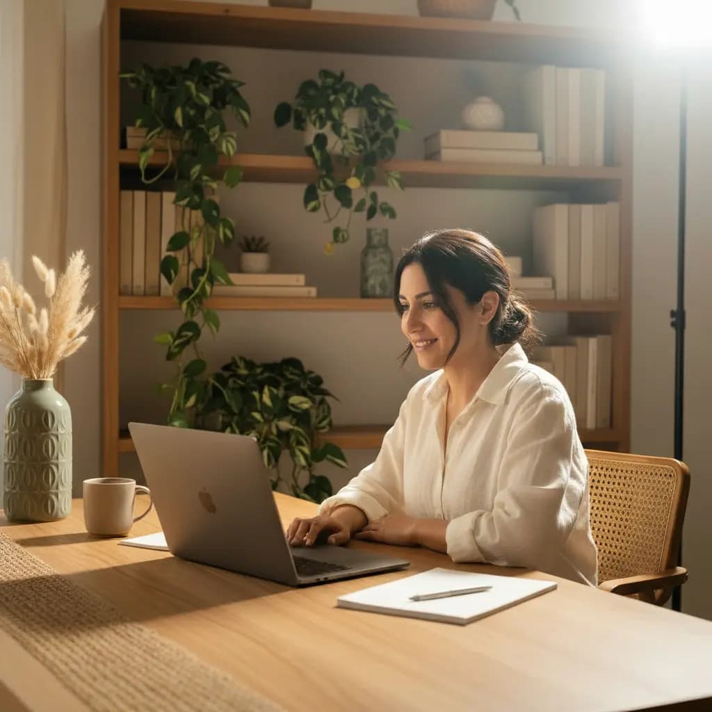 Start with an optional online consultation